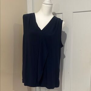 Roz & Ali Deep Blue Sleeveless Top